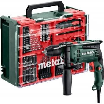 METABO Udarni vrtalnik z 68-delno mobilno delavnico 600742710