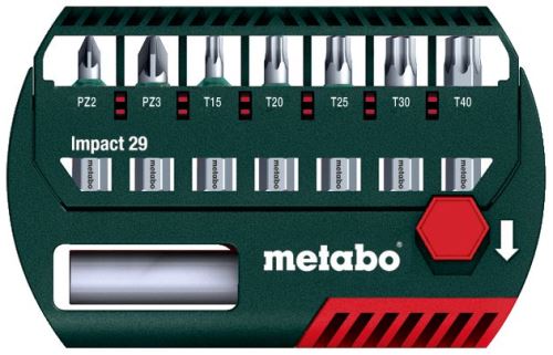 METABO Set nastavkov 29 mm (8 kosov) za udarne vijačnike 628849000