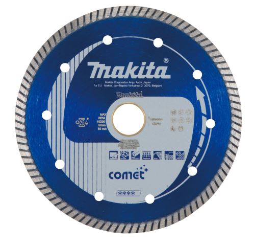 MAKITA diamantna rezalna plošča Comet Turbo 150x22,23 mm B-13007