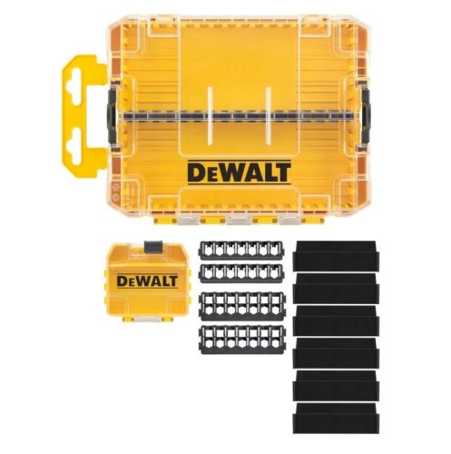 DeWALT Medium Tough Case Kit (plus kovček, predelki, držala) DT70802