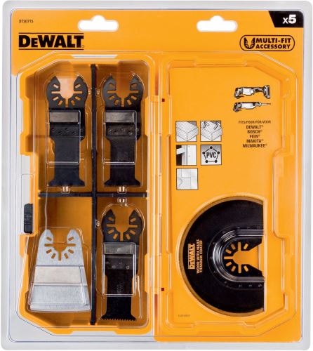 DEWALT Set žaginih listov za les, les z žeblji, mavčne plošče (5 kos) DT20715