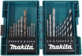 MAKITA set svedrov za kovino/les/zid 3-8 mm (po 1), 21 kosov B-44884