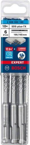 BOSCH EXPERT sveder SDS plus-7X, 6x100x165 10 kosov 2608900160