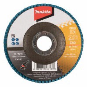 MAKITA lamelni disk 125x22,23 mm K80 Cirkon D-74245