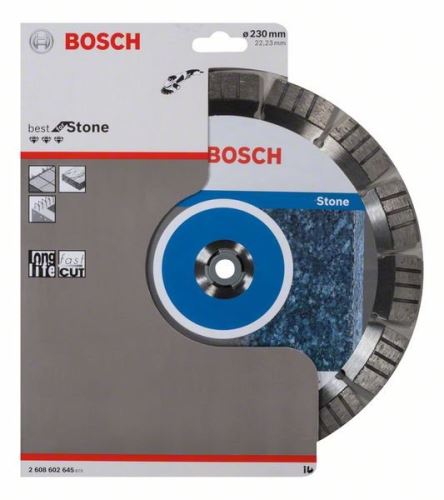 BOSCH Diamantna rezalna plošča Best for Stone 230 x 22,23 x 2,4 x 15 mm 2608602645