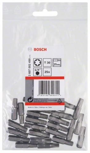 BOSCH Vijačni nastavek ekstra trd Extra-Hart T30, 25 mm (25 kosov) 2607002499