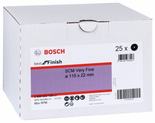 Bosch SCM, zelo fin 115 mm