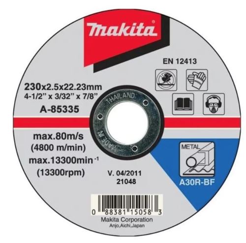 MAKITA jeklo za rezanje rezil 230x2,5x22,23 mm A-85335