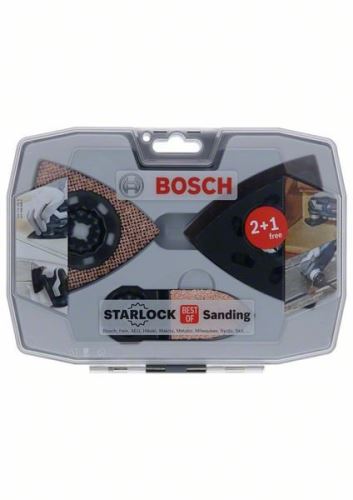 BOSCH Set 6 brusnih papirjev Starlock Best of Sanding Set AVZ 93 G; AVZ 90 RT6; AVZ 32 RT4; Brusni papir Wood and Paint (3×) 2608664133