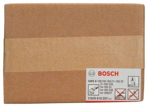 BOSCH Zaščitni pokrov s pokrivno ploščo 125 mm 2605510257