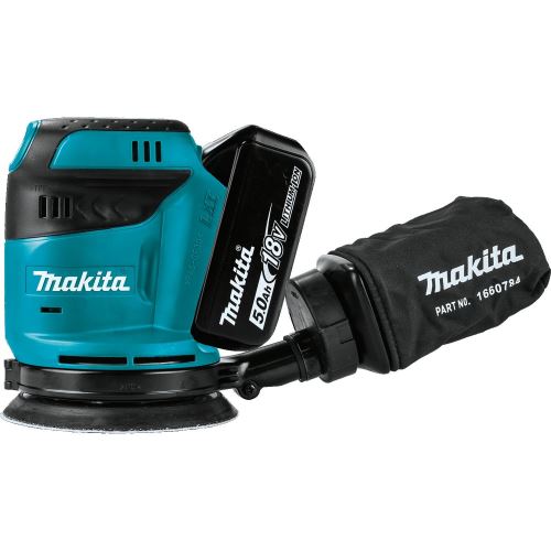 MAKITA Akumulatorski orbitalni brusilnik Li-ion 18V/5,0Ah, systainer DBO180RTJ