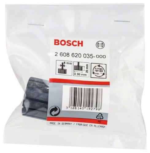 BOSCH Vpenjalna stebla za brusne obroče; 19 100 max/min, 6/30/20 mm 2608620035