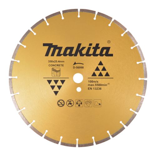 MAKITA diamantna rezalna plošča za beton 350x3x25,4 mm D-56998